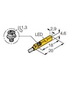 Turck Magnetic Field Sensor, For Pneumatic Cylinders (BIM-UNR-AP6X W/M)