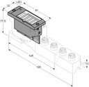 Turck BL67 electronic module, 2 Analog Inputs for Current (BL67-2AI-I)