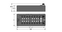 Turck BL compact™ fieldbus station for DeviceNet™, 16 Digital PNP Inputs (BLCDN-16M8L-8DI-P-8DI-P)