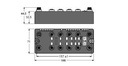 Turck BL compact™ fieldbus station for PROFIBUS-DP, 16 Configurable Digital PNP Channels (BLCDP-8M12LT-8XSG-P-8XSG-P)