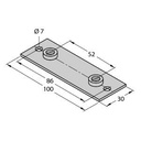 Turck Accessories, Weld-On Plate for Mounting Clamps (BSS-SPV5)