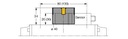 Turck Accessories, Actuation kit (puck) (BTS-DS20-TP1)