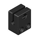 Banner ASU-0001-040 Mounting Bracket for VSM4 4 mm, black plastic (SMBVSM4)