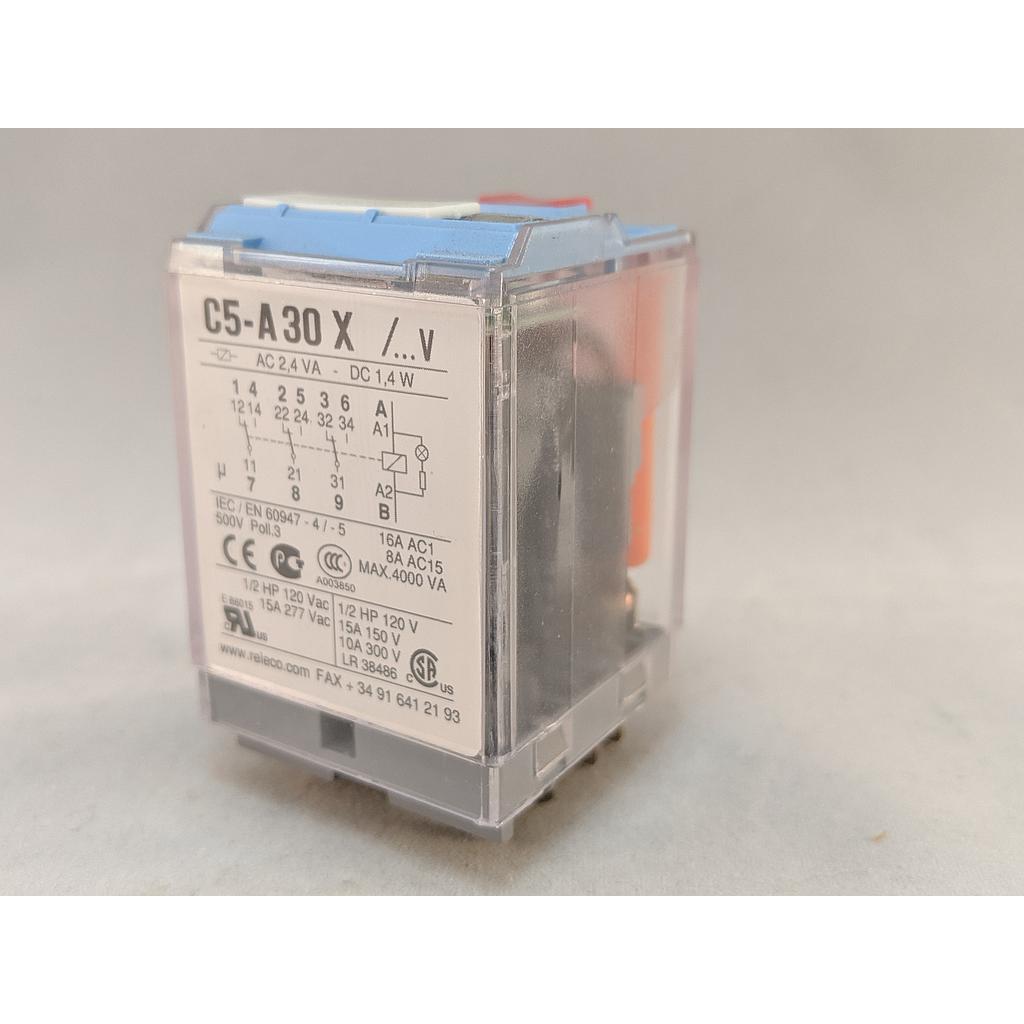 Turck Comat Releco by TURCK, Power Relay, 11-pin flat (C5-A30X/120VAC)
