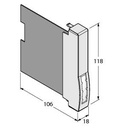 Turck excom I/O System, I/O Module, Digital, 8-channel (DM80-N)