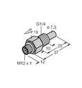 Turck Flow Monitoring, Immersion Sensor without Integrated Processor (FCS-G1/4A4-NA-H1141)