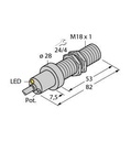 Turck Flow Monitoring, Immersion Sensor with Integrated Processor (FCS-M18-AP8X/DO45)