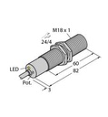 Turck Flow Monitoring, Immersion Sensor with Integrated Processor (FCS-M18-LIX)