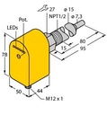 Turck Flow Monitoring, Immersion Sensor with Integrated Processor (FCS-N1/2A4P-LIX-H1141/L080)