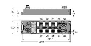 Turck Fieldbus I/O module PROFIBUS-DP, 16 digital pnp inputs (FLDP-IM16-0001)