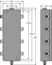 Turck FOUNDATION fieldbus, IP67 junction box, 6-channel (JBBS-49-E613/EX)