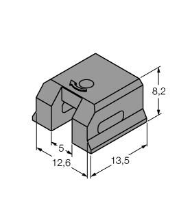 Turck Accessories, Mounting Bracket, For Dovetail Groove Cylinders (KLDT-UNT5)
