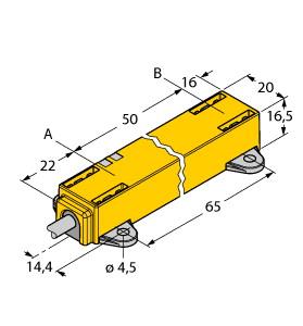 Turck Inductive Linear Position Sensor (LI50P1-Q17LM1-LU4X2/S97)