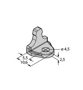 Turck Accessories, Mounting Bracket, For Linear Position Sensors LI-Q17L (M1.1-Q17L)