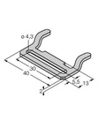 Turck Accessories, Mounting Bracket, For Linear Position Sensors (MB1-Q25)