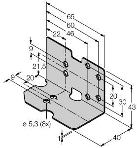 Turck Accessories, protective frame (MF-CK40-2S)