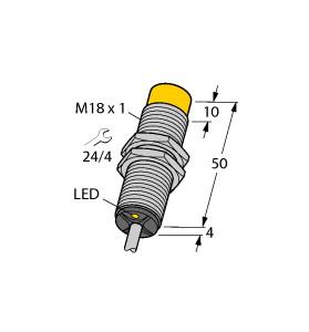 Turck Inductive Sensor (NI10-G18-AN6X 7M)