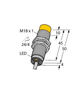 Turck Inductive Sensor (NI12U-EM18-AP6X)