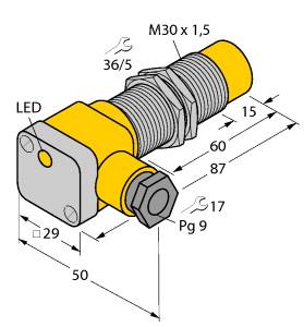 Turck Inductive Sensor (NI15-G30SK-AZ3X2)
