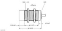 Turck Inductive Sensor (NI15-M30-AZ3X/S90 18M)
