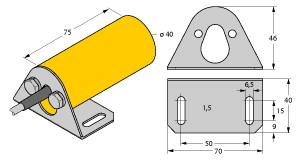 Turck Inductive Sensor (NI20-K40-AZ3X 2.00M)