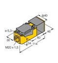 Turck Inductive Sensor, With Analog Output (NI25-CP40-LIU)