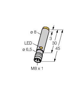 Turck Inductive Sensor (NI2-H08K-AP6X-V1131)