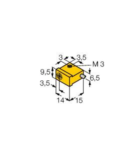 Turck Inductive Sensor, Resistant to Magnetic Fields (NI2-Q9.5-AP6/S34)