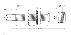 Turck Inductive Sensor (NI3-EG08-AN6X-H1341)
