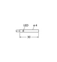 Turck Inductive Sensor, Stainless Steel Front (NI3-EH04F-AN6X)