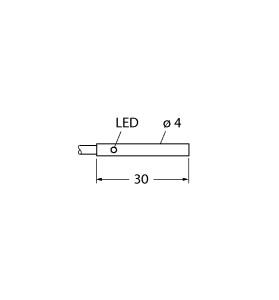 Turck Inductive Sensor, Stainless Steel Front (NI3-EH04F-AP6X)