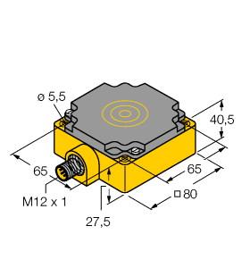 Turck Inductive Sensor, With Increased Temperature Range (NI40-CP80-Y1-H1141/S100)