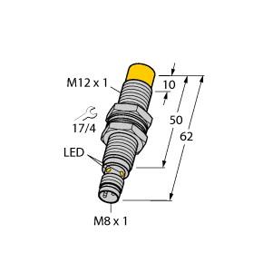 Turck Inductive Sensor (NI5-G12-AN6X-V1131)
