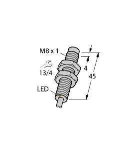 Turck Inductive Sensor, Stainless Steel Front (NI6-EG08FE-AP6X)