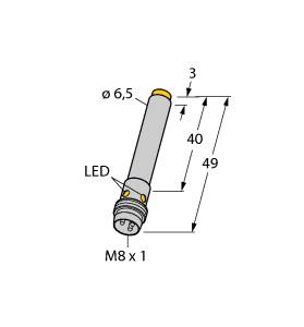 Turck Inductive Sensor, With Extended Switching Distance (NI6U-EH6.5-AP6X-V1131)