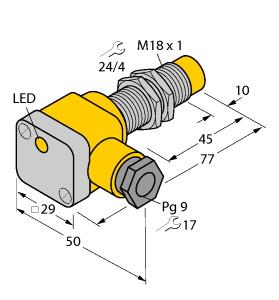 Turck Inductive Sensor (NI8-G18SK-AD4X)
