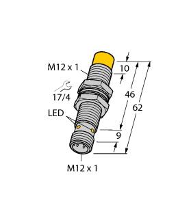 Turck Inductive Sensor (NI8U-EM12E-AN6X2-H1141)