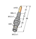 Turck Magnetic Field Sensor, For Detection of M6 Weld Nuts, For Detection of Ferromagnetic Parts (NIMFE-EM12/4.9L88-UP6X-H1141/S1182)