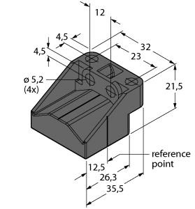 Turck Accessories, Positioning Element, For Linear Position Sensors LI-Q25L (P2-LI-Q25L)