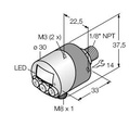 Turck Pressure Sensor, IO-Link with 2 PNP Transistor Switching Outputs (PK010R-N14AL-2UP8X-V1141)