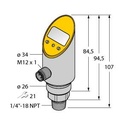 Turck Pressure sensor, 2 PNP/NPN Transistor Switching Outputs (PS001V-303-2UPN8X-H1141)