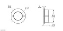 Turck Accessories, Adapter Sleeve, For Encoders RI-QR24 (RA10-QR24)