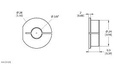 Turck Accessories, Adapter Sleeve, For Encoders RI-QR24 (RA6-QR24)