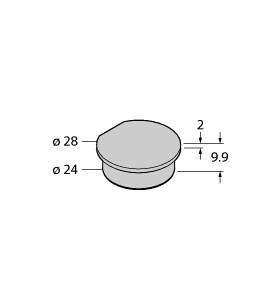Turck Accessories, Dummy Plug, For Encoders RI-QR24 (RA8-EQR24)