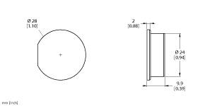 Turck Accessories, Dummy Plug, For Encoders RI-QR24 (RA8-QR24)