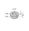 Turck Accessories, Adapter Sleeve, For Encoders RI-QR24 (RA9-EQR24)
