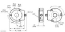 Turck Contactless Encoder with Stainless Steel Housing, Incremental: 1 … 5000 ppr, Premium Line (RI360P0-EQR24M0-INCRX2-H1181)