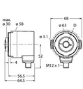 Turck Absolute Rotary Encoder - Multiturn, Industrial Line (RM-35I12T-5C25B-H1181)