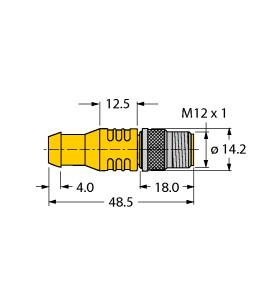 Turck Accessories for Fieldbus Systems, Bus termination resistor (RSEV 49-TR)
