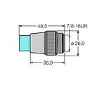 Turck Accessories for Fieldbus Systems, Bus termination resistor (RSV-49TR-EX)